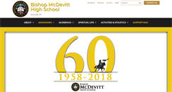 Desktop Screenshot of mcdevitths.org